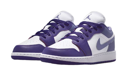 Jordan 1 Low Court Purple White Dusty Amethyst (GS)