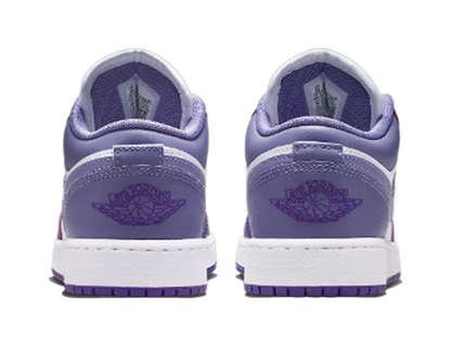 Jordan 1 Low Court Purple White Dusty Amethyst (GS)
