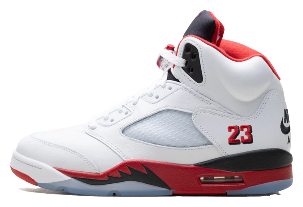 Jordan 5 Fire Red Black Tongue (2025)