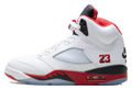 Jordan 5 Fire Red Black Tongue (2025)