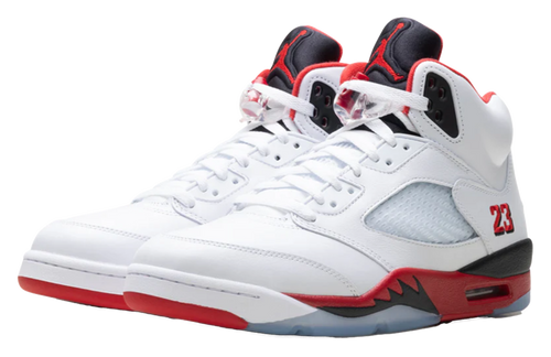 Jordan 5 Fire Red Black Tongue (2025)