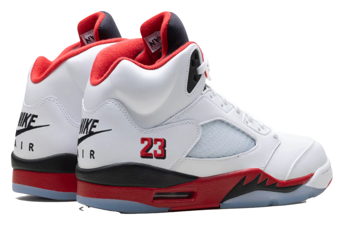 Jordan 5 Fire Red Black Tongue (2025)