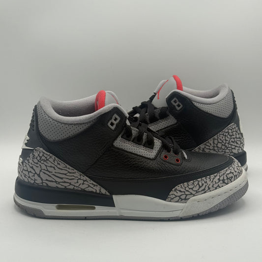 (USED) Jordan 3 Black Cement 2018 Size 7Y